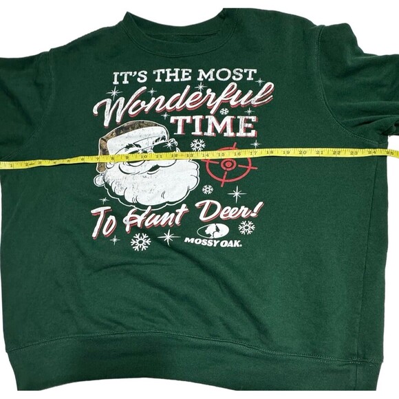 Mossy Oak It’s The Most Wonderful To‎ Hunt Deer Christmas Sweater Adult Large - Picture 3 of 8